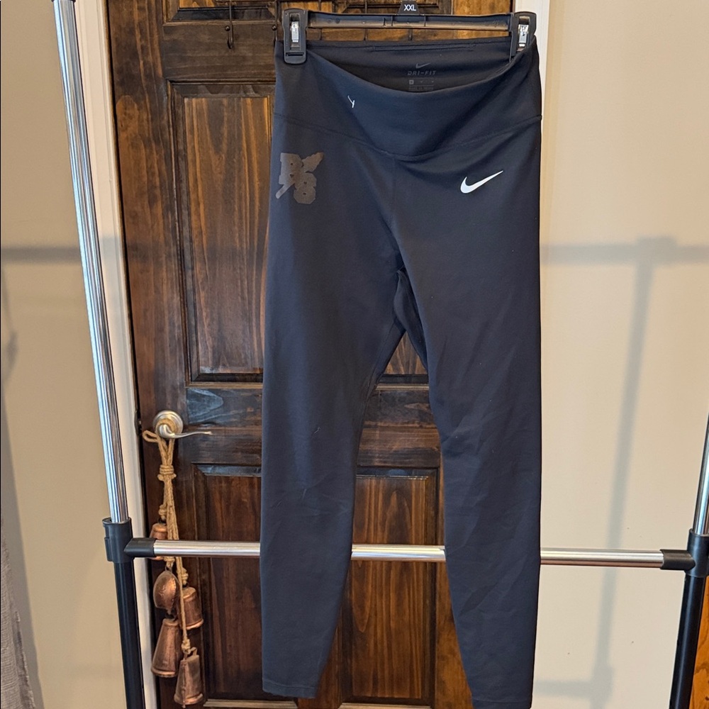 Nike Women’s Black Leggings with Preble Shawnee Detail